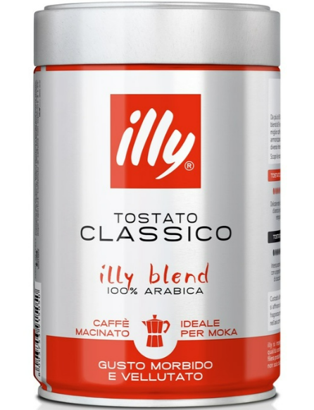 illy caffè macinato classico per moka