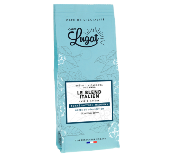 Cafés Lugat - Caffè in grani - Le Blend Italien 250 g