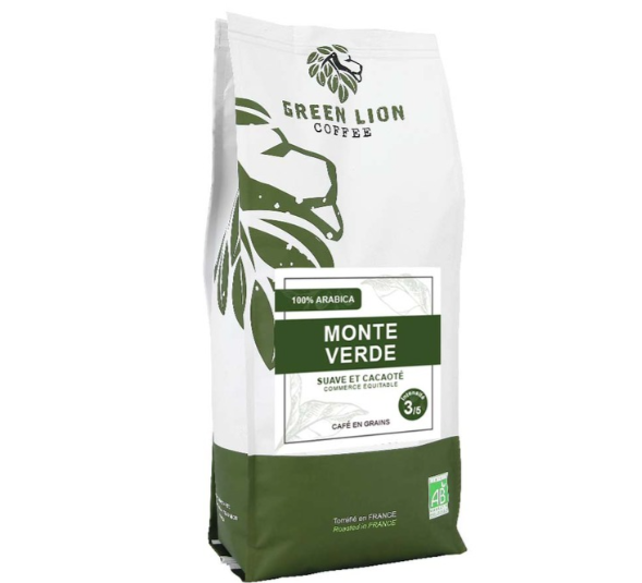 Green Lion Coffee - Caffè in grani Bio - Monte Verde 1 kg