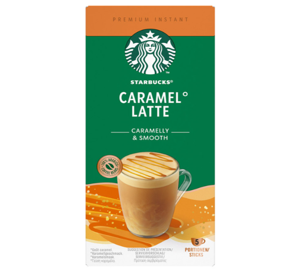 Starbucks - Caffè solubile Caramel latte 5 bustine