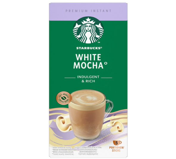 Starbucks - Caffè solubile White Mocha 5 bustine