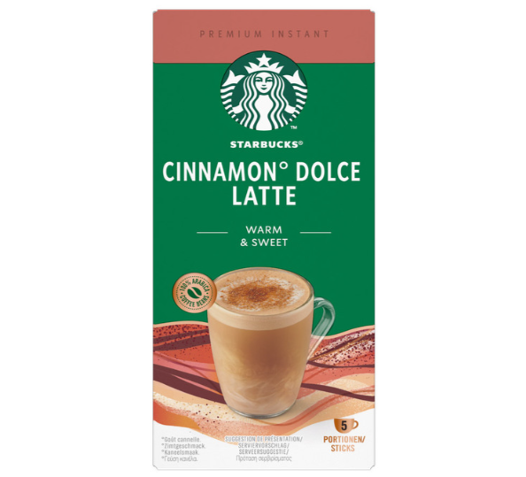 Starbucks - Caffè solubile Cinnamon Dolce Latte 5 bustine