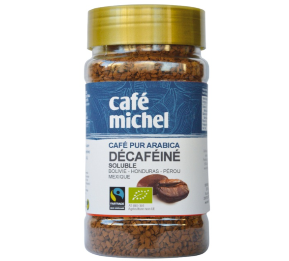 Caffè solubile - Decaffeinato Bio - CAFE MICHEL - 100g